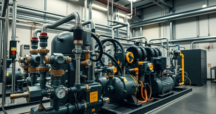 Sistema pneumático industrial que transforma sua produção