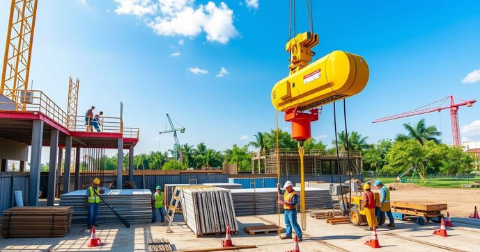 Balancim Pneumático: Eficiência e Praticidade na Construção